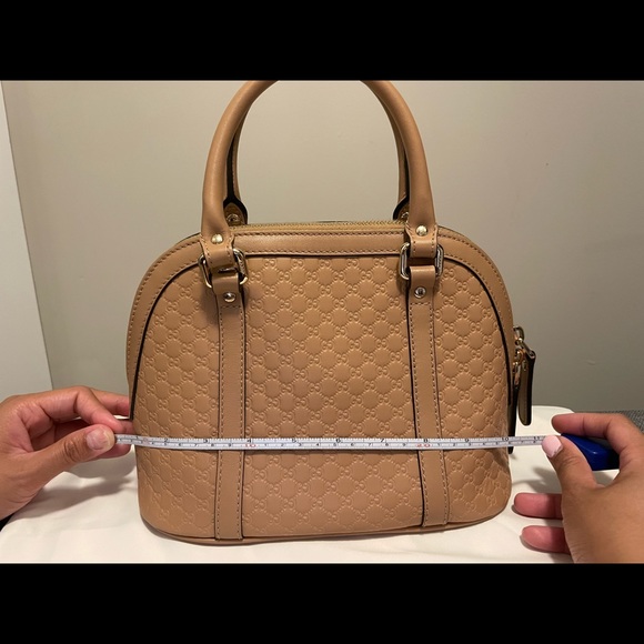 Gently used Gucci Microguccissima mini dome bag in Beige - Picture 6 of 15